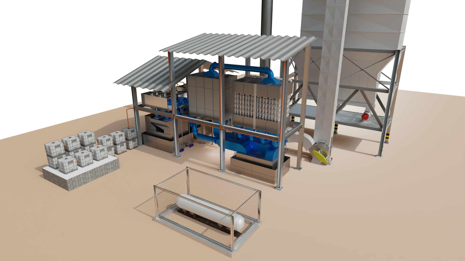 Planta de tratamiento ECOL-AIR con sistema de valorización